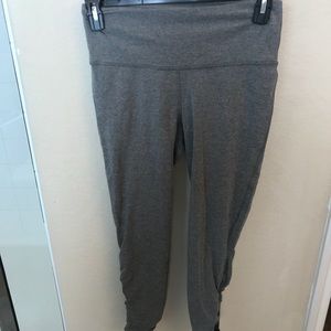 Heather Gray Large Workout Leggings